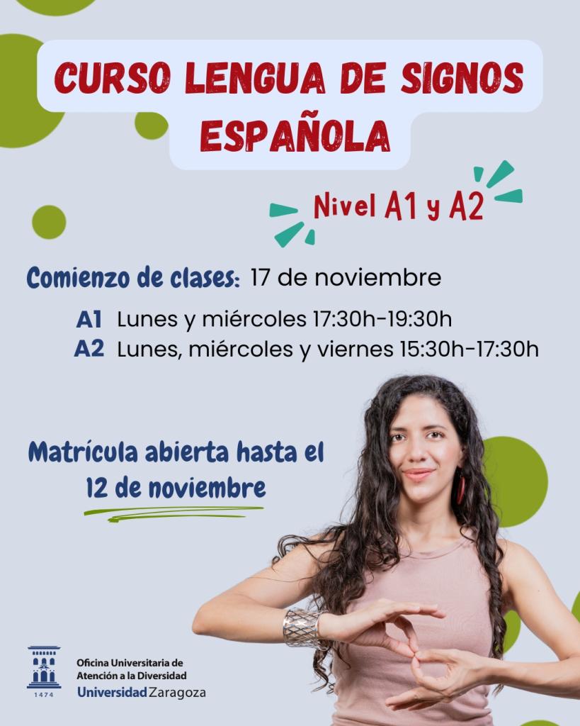 Cartel del curso que contiene la información de fechas de comienzo del curso el 17 de noviembre y matrícula abierta hasta el 12 de noviembre.