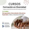 Cartel con el texto Taller Elaboración de documentos y presentaciones accesibles junto a la imagen de un dedo índice que señala un documento