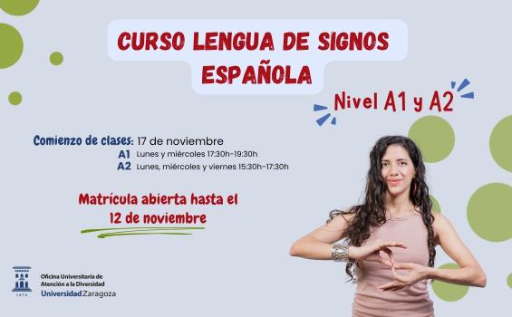 Cartel del curso que contiene la información de fechas de comienzo del curso el 17 de noviembre y matrícula abierta hasta el 12 de noviembre.