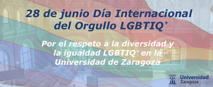 Imagen Oficial de la UZ del Día Internacional del Orgullo LGTBIQ+