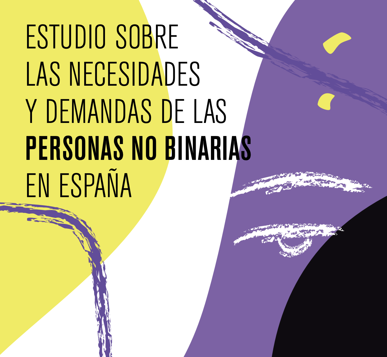 Imagen de la portada del Estudio sobre las necesidades y demandas de las personas no binarias en España
